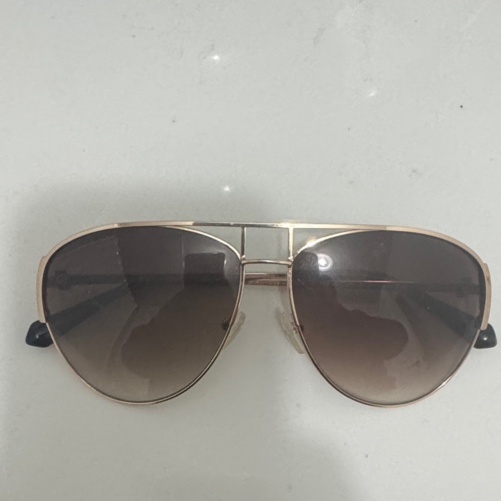 Balmain Gold Aviator Sunglasses